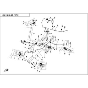 BRAKE SYSTEM-LH,PARKING