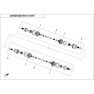 REAR CV SHAFT