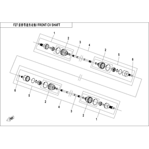 FRONT CV SHAFT