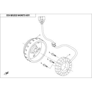 MAGNETO ASSY.(HIGH POWER)