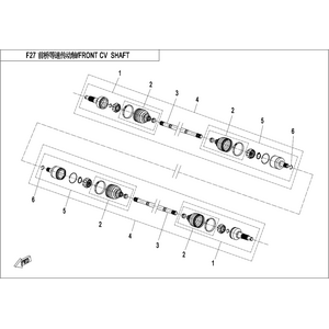 FRONT CV SHAFT