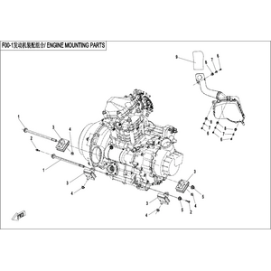 ENGINE MOUNTING PARTS