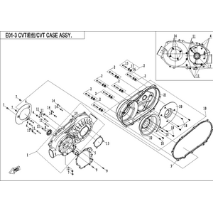 CVT CASE ASSY.