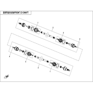 FRONT CV SHAFT