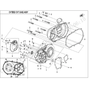 CVT CASE ASSY.