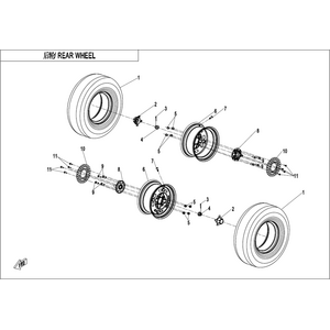 REAR WHEEL(STEEL)