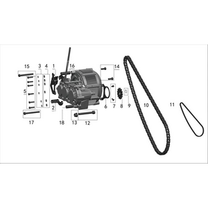 TALARIA TL4000 / MOTOR & GEARBOX ASSY