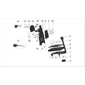 TALARIA TL4000 / BATTERY PACK HOLDER