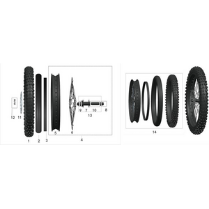 TALARIA TL4000 / FR. WHEEL ASSY