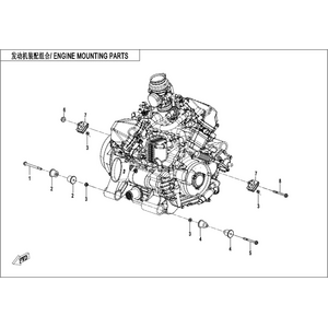 ENGINE MOUNTING PARTS