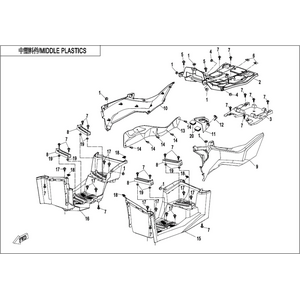 MIDDLE PLASTICS-TRUE TIMBER CAMO