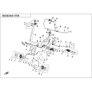 BRAKE SYSTEM-LH,PARKING