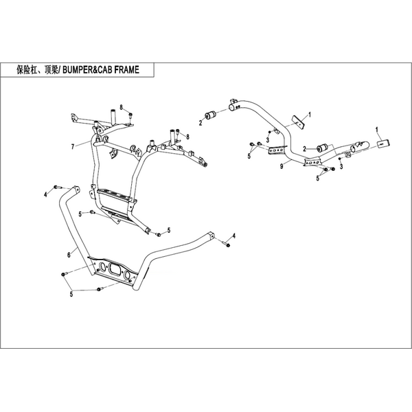 BUMPER & CAB FRAME