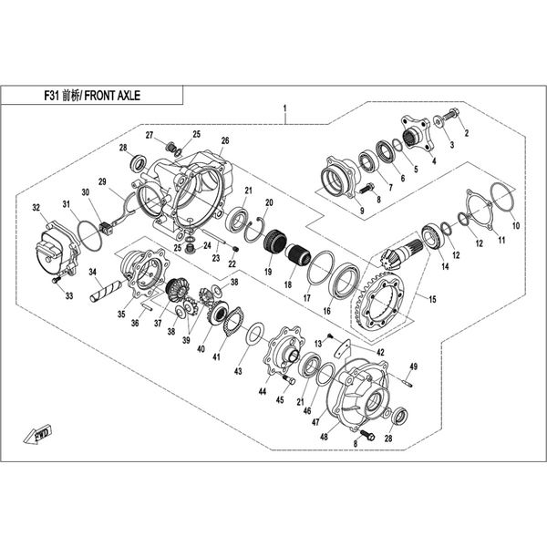 FRONT AXLE