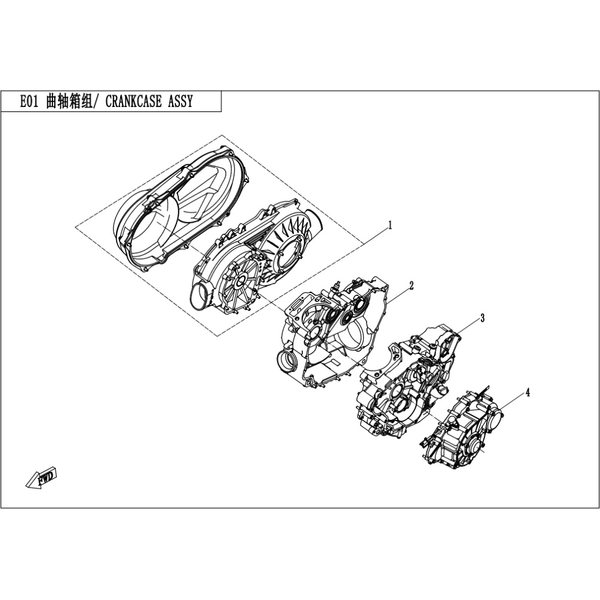 CRANKCASE ASSY.