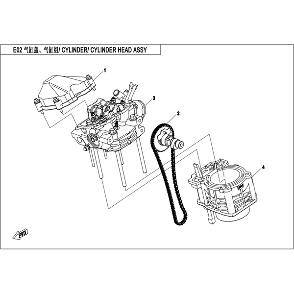 CYLINDER/CYLINDER HEAD ASSY.