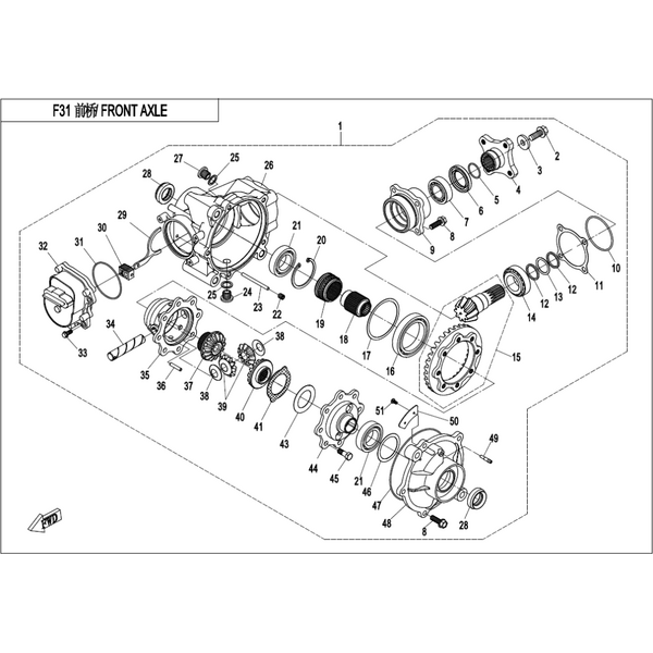 FRONT AXLE