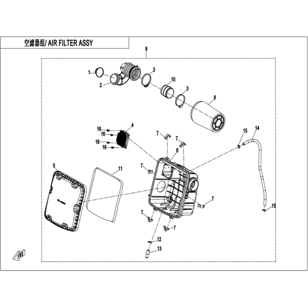 AIR FILTER ASSY