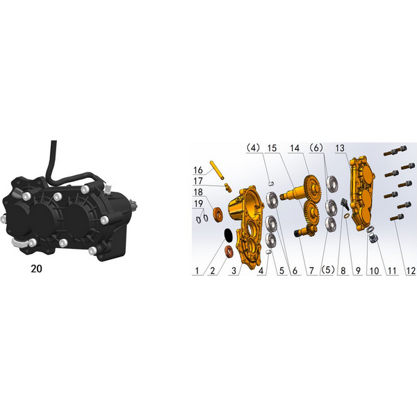 TALARIA TL4000 / GEARBOX ASSY