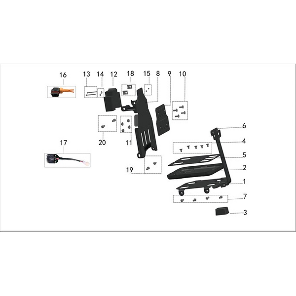 TALARIA TL4000 / BATTERY PACK HOLDER