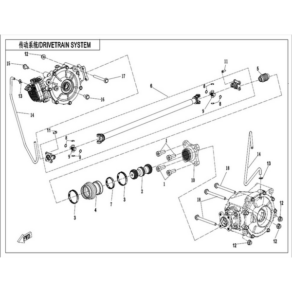 DRIVETRAIN SYSTEM