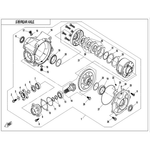 REAR AXLE(AUTOMATIC DIFFERENTIAL LOCK)
