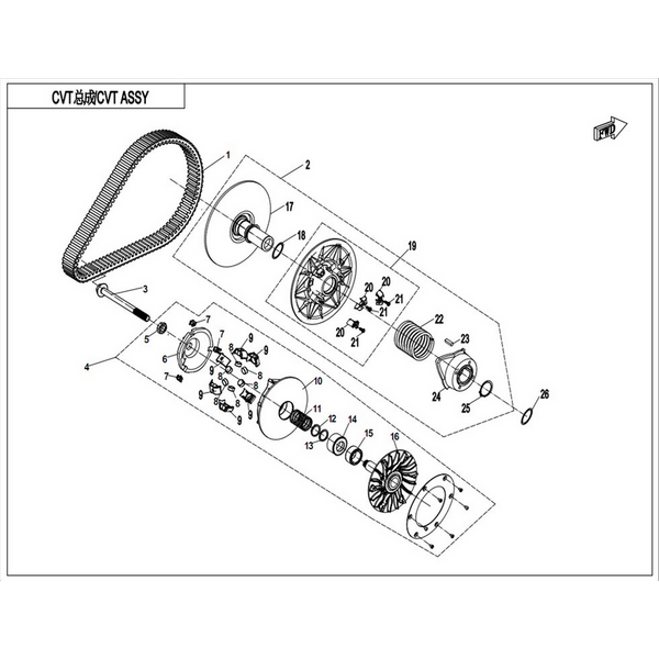 CVT ASSY