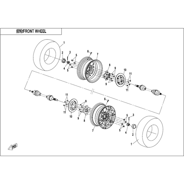 FRONT WHEEL