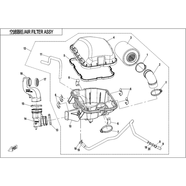 AIR FILTER ASSY,