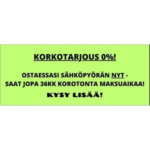 KORKOTARJOUS 0%